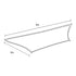 Rectangular Shade Sail 3m x 4m in Desert Sand, Blocks Over 95% UV Rays