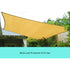 3m x 5m Rectangular Shade Sail Sand UV 95% Block Breathable 185GSM