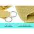 3m x 5m Rectangular Shade Sail Sand UV 95% Block Breathable 185GSM