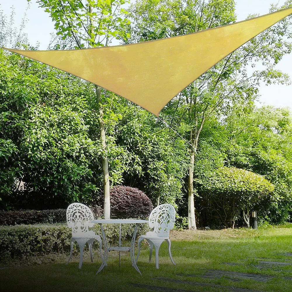 Triangle Shade Sail 5m x 5m x 5m - Sand