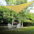 Triangle Shade Sail 5m x 5m x 5m - Sand
