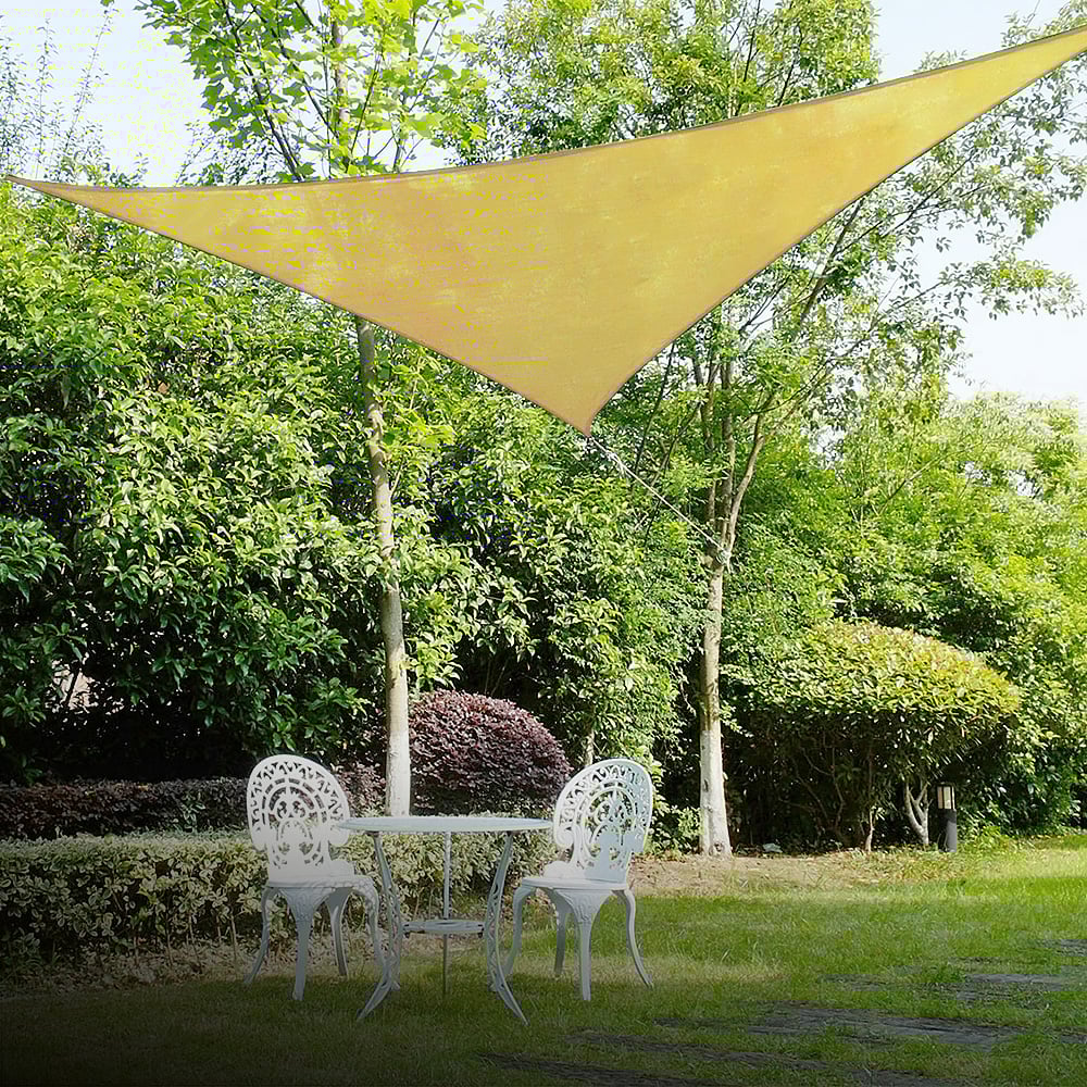 Triangular  Shade sail: 8m x 8m x 8m - Sand