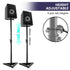 Adjustable Floor Speaker Stand Surround Sound - Black