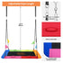 Heavy Duty 60 Inch Rectangular Tree Swing With Adjustable 180cm Lifting Ropes Foam Padded Tubes And Full Accessory Kit For Backyard Family Use