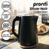 Breakfast Set with HomeMaid Coffee Machine, Silver Noir Toaster & Kettle