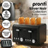 Breakfast Set with HomeMaid Coffee Machine, Silver Noir Toaster & Kettle