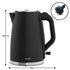 Breakfast Set with 1.25L Coffee Machine, Silver Noir Toaster & Kettle