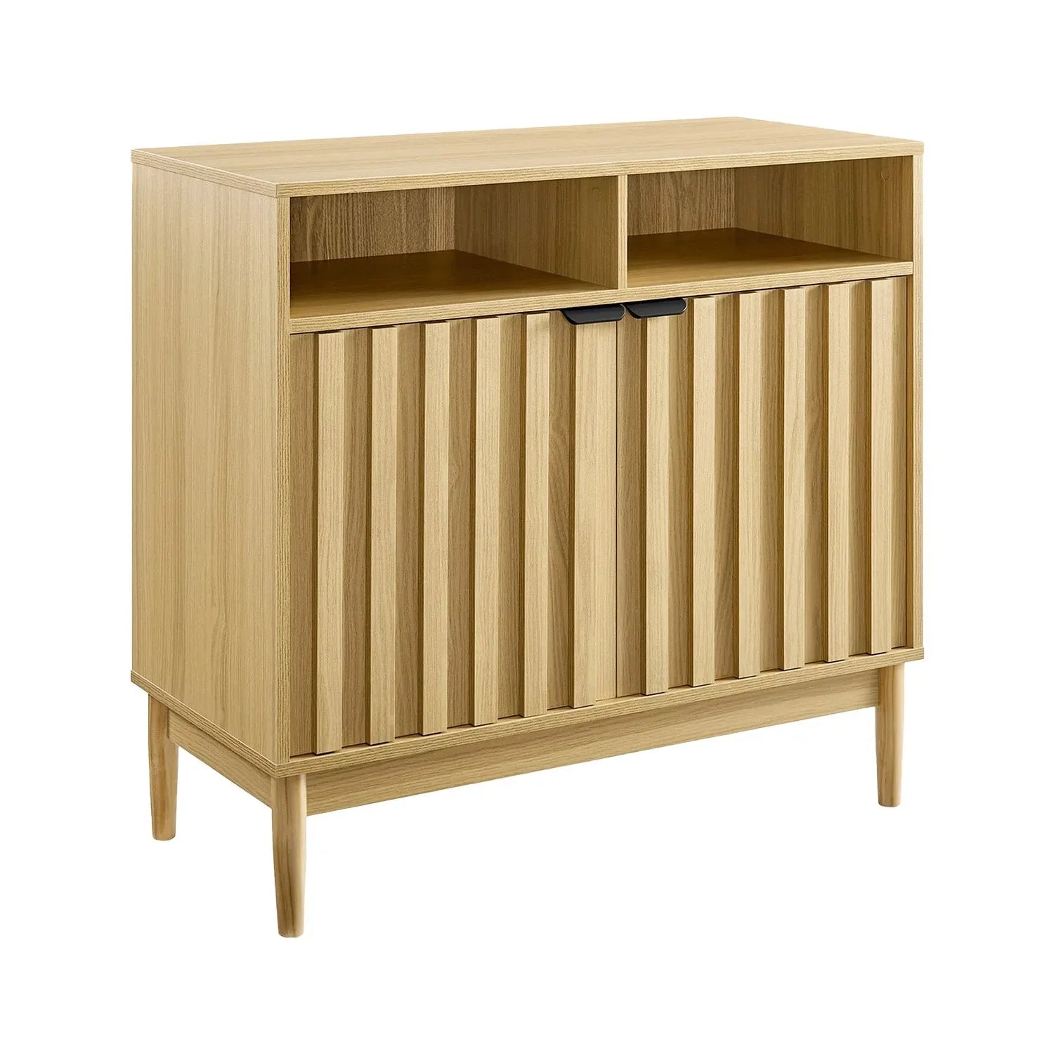 Eleni 2-Door Sideboard Buffet Hallway Cabinet Storage Console Cupboard in Natural