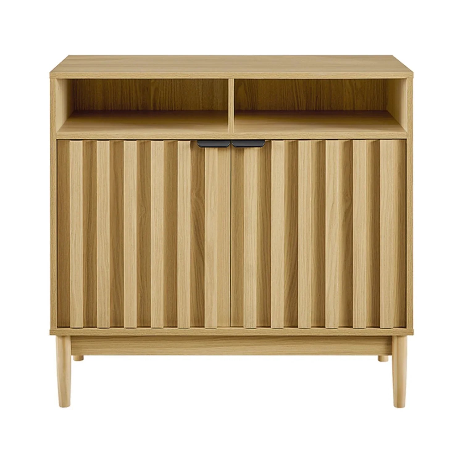 Eleni 2-Door Sideboard Buffet Hallway Cabinet Storage Console Cupboard in Natural