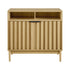 Eleni 2-Door Sideboard Buffet Hallway Cabinet Storage Console Cupboard in Natural