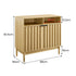 Eleni 2-Door Sideboard Buffet Hallway Cabinet Storage Console Cupboard in Natural
