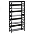 Sarantino Daphne 5-tier Cross Panel Bookshelf