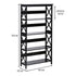 Sarantino Daphne 5-tier Cross Panel Bookshelf