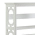 Sarantino Laurel 3-Tier Bookshelf Display Rack in White