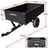 Kartrite 816kg Heavy-Duty Steel Dump Cart with Quick-Release Dumping Handle