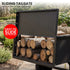 Kartrite 816kg Heavy-Duty Steel Dump Cart with Quick-Release Dumping Handle
