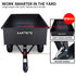 Kartrite 816kg Heavy-Duty Steel Dump Cart with Quick-Release Dumping Handle
