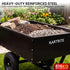 Kartrite 816kg Heavy-Duty Steel Dump Cart with Quick-Release Dumping Handle