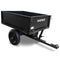 Heavy Duty Dump Cart 270kg Capacity Pneumatic Tyres Quick Release Pedal Removable Tailgate Trailer for Garden