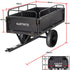 430kg Heavy Duty Steel Dump Cart with Foot Pedal Dumping System