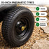 430kg Heavy Duty Steel Dump Cart with Foot Pedal Dumping System