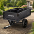 430kg Heavy Duty Steel Dump Cart with Foot Pedal Dumping System