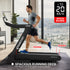 V500 3hp Foldable Treadmill Cardio Running Automatic Incline Machine