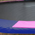 Kahuna 10ft Outdoor Trampoline Kids Children With Safety Enclosure Pad Mat Ladder Basketball Hoop Set - Rainbow