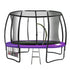 Kahuna 12ft Trampoline Free Ladder Spring Mat Net Safety Pad Cover Round Enclosure - Purple