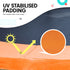 Kahuna 14ft Trampoline Free Ladder Spring Mat Net Safety Pad Cover Round Enclosure - Orange