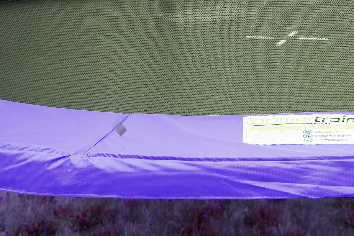 16ft Trampoline Free Ladder Spring Mat Net Safety Pad Cover Round Enclosure - Purple