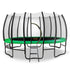 Twister 12ft Springless Trampoline Outdoor Mat Pad Net Ladder with Basketball Set