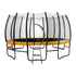 Twister 12ft Springless Trampoline Outdoor Mat Pad Net Ladder with Basketball Set
