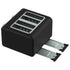 Silver Noir Collection 4 Slice Toaster with Dual Controls