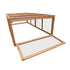 Rectangular Wooden Chicken Coop & Rabbit Hutch