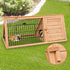 Triangle Wooden Rabbit Hutch