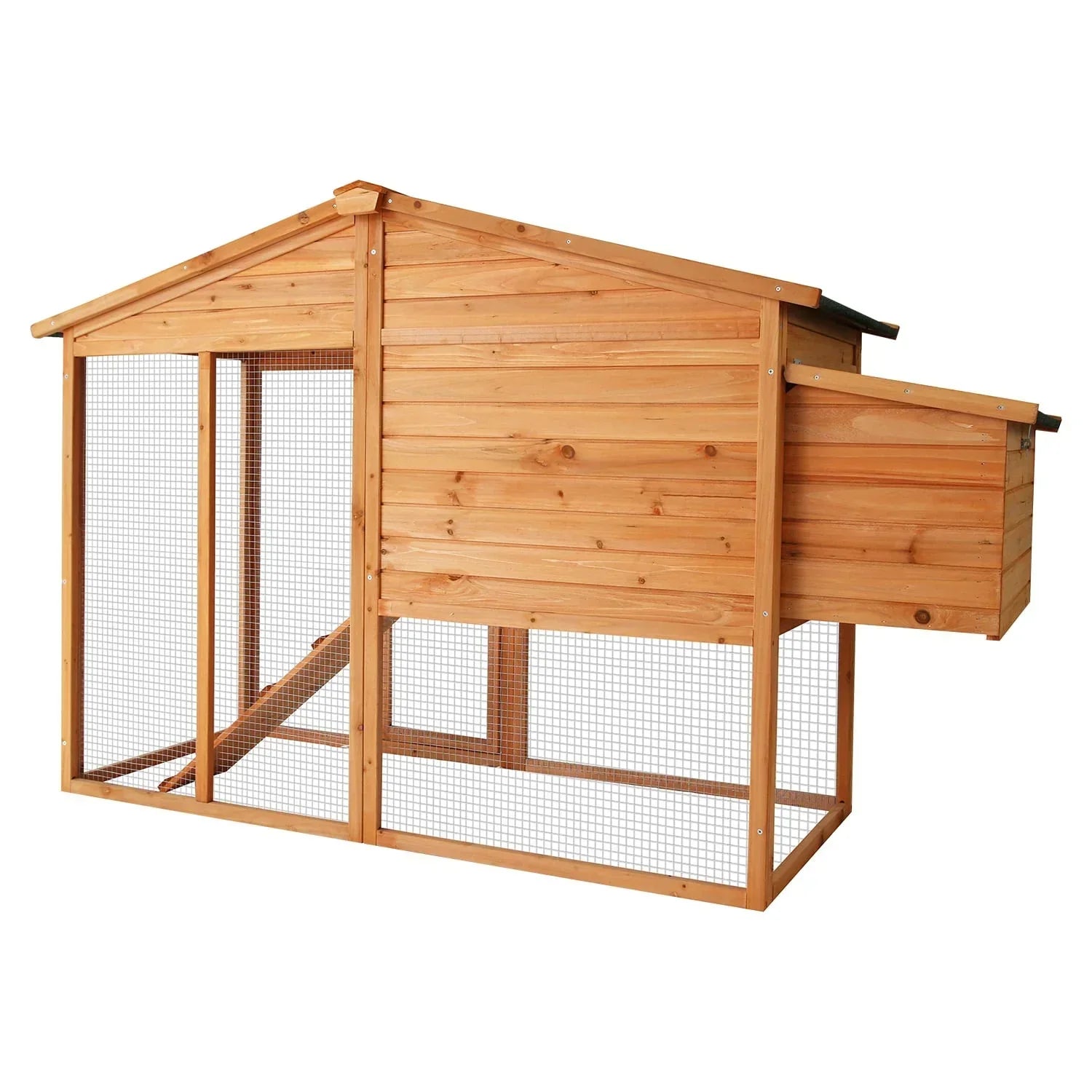 Large Chicken Coop & Rabbit Hutch With Ramp