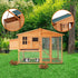 Large Chicken Coop & Rabbit Hutch With Ramp