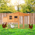 Large Chicken Coop & Rabbit Hutch With Ramp