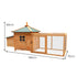 Large Wooden Chicken Coop Rabbit Hutch Nesting Box Fir Wood