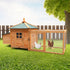 Large Wooden Chicken Coop Rabbit Hutch Nesting Box Fir Wood