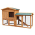 Large Wooden Chicken Coop & Rabbit Hutch With Ramp