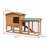 Large Wooden Chicken Coop & Rabbit Hutch With Ramp