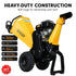 70p 3600 Rpm Yellow Black Wood Chipper Shredder Mulcher Grinder Recoil & Electrical Starting System 100mm Capacity Ohv 4-stroke Engine 212cc Unleaded Petrol
