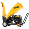 D70 7HP Wood Chipper Electric Start Shredder Mulcher Grinder Petrol in Yellow