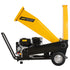 D70 7HP Wood Chipper Electric Start Shredder Mulcher Grinder Petrol in Yellow