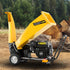 D70 7HP Wood Chipper Electric Start Shredder Mulcher Grinder Petrol in Yellow
