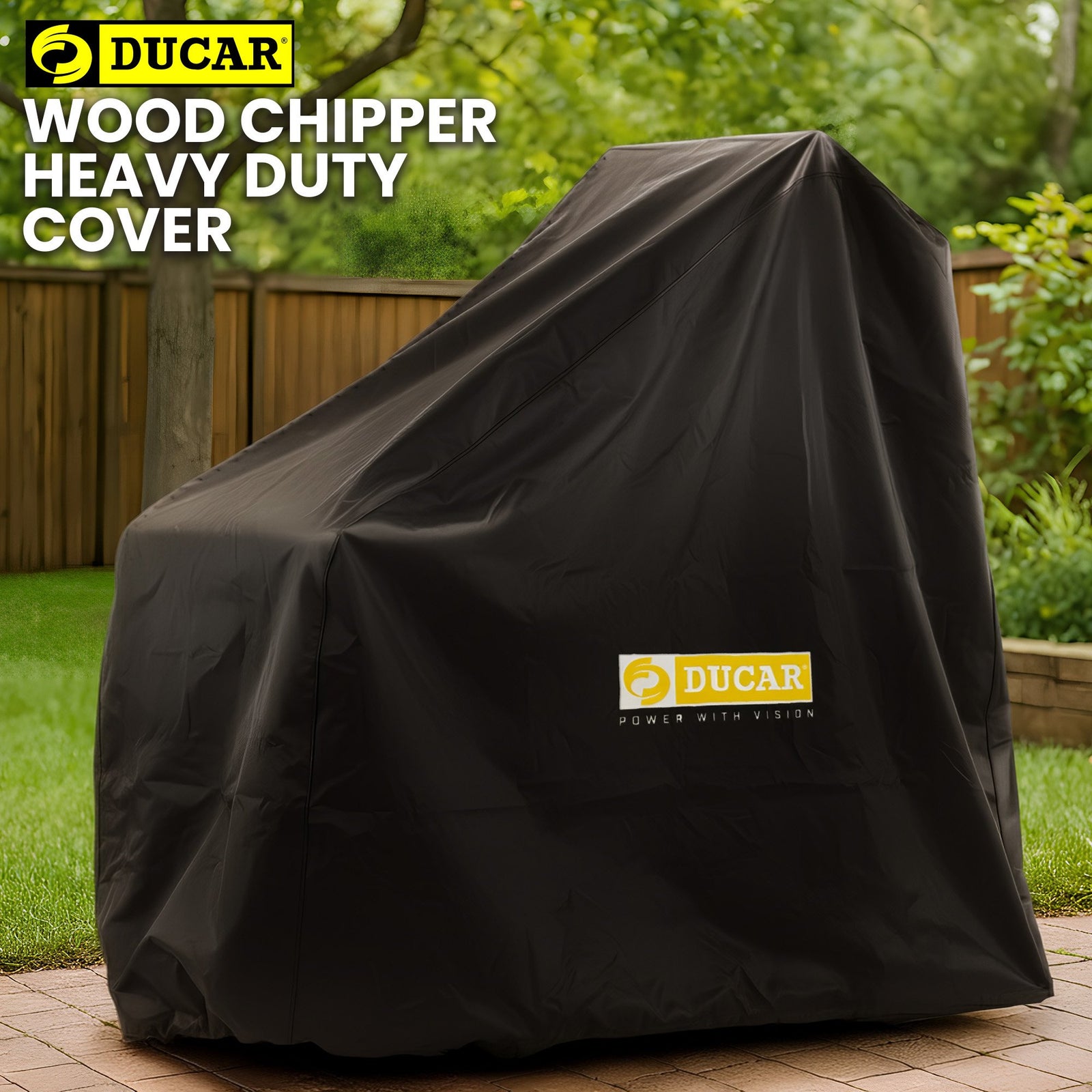 Wood Chipper Shredder Mulcher Garden 8hp Petrol Motor Upright Grinder - Silver