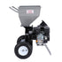 Wood Chipper Shredder Mulcher Garden 8hp Petrol Motor Upright Grinder - Silver
