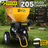 Ducar Wood Chipper Shredder Mulcher Garden 8hp Petrol Motor Upright Grinder - Yellow